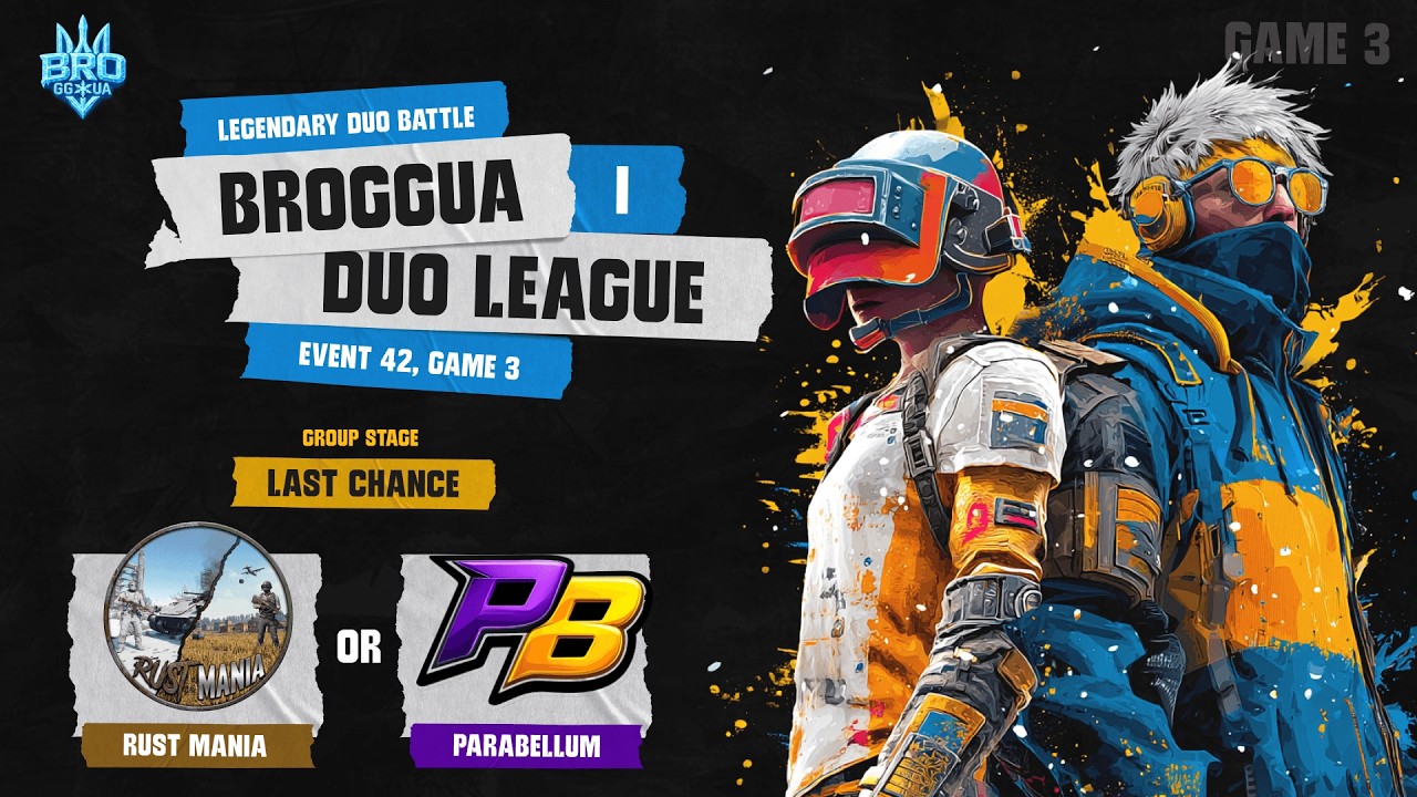 🔥 PUBG DUO LEAGUE: Last Chance | Taego | Гра 3 | Український турнір | BrozoraTV & Artik | BROGGUA