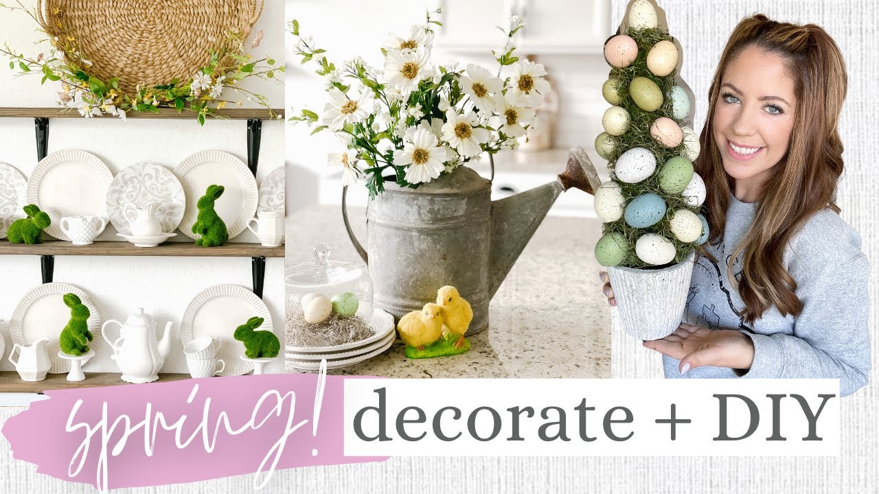 SPRING DECORATE WITH ME 2022 | Kitchen Decorating Ideas | English Cottage Decor