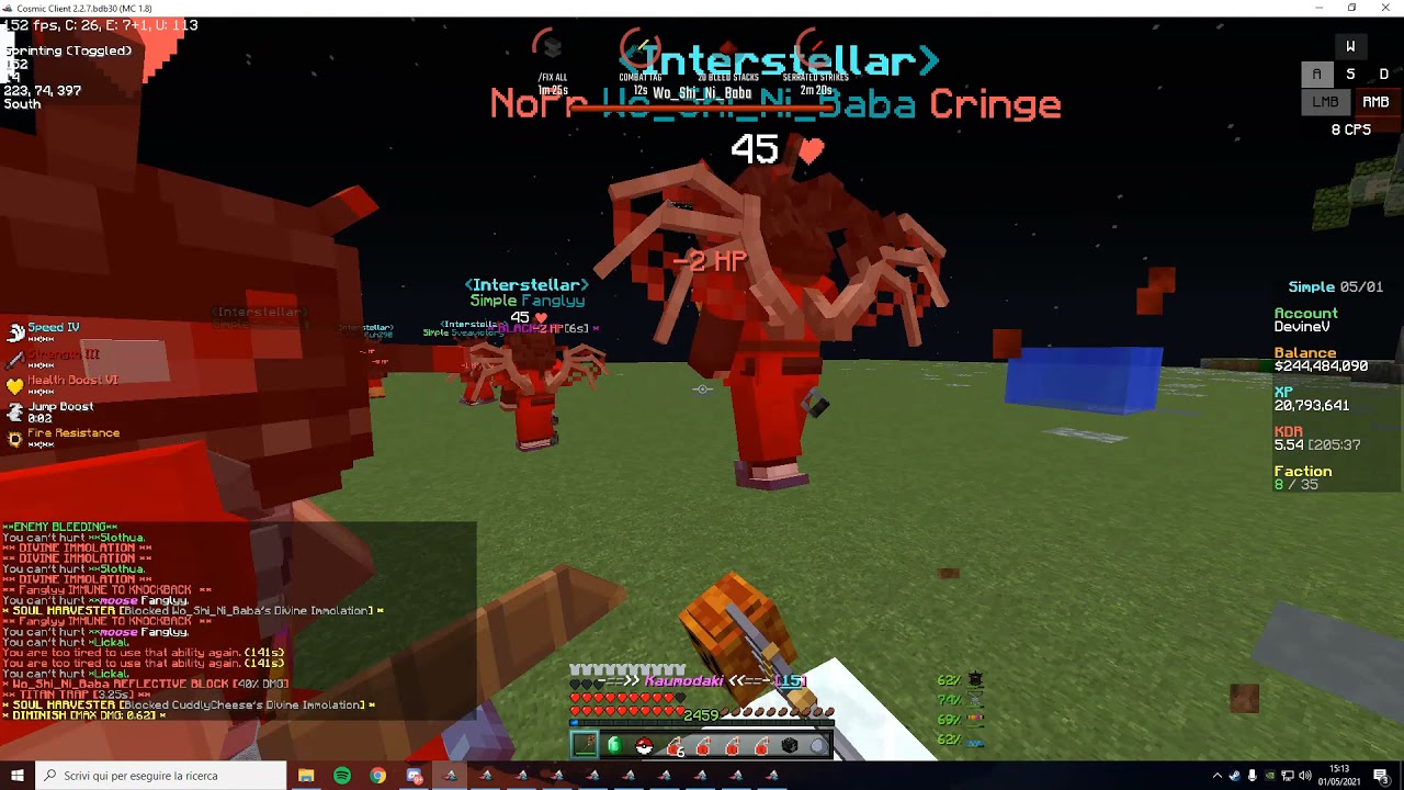 CosmicPvP Factions MAXED META GOD KILLS KDDP EDDY