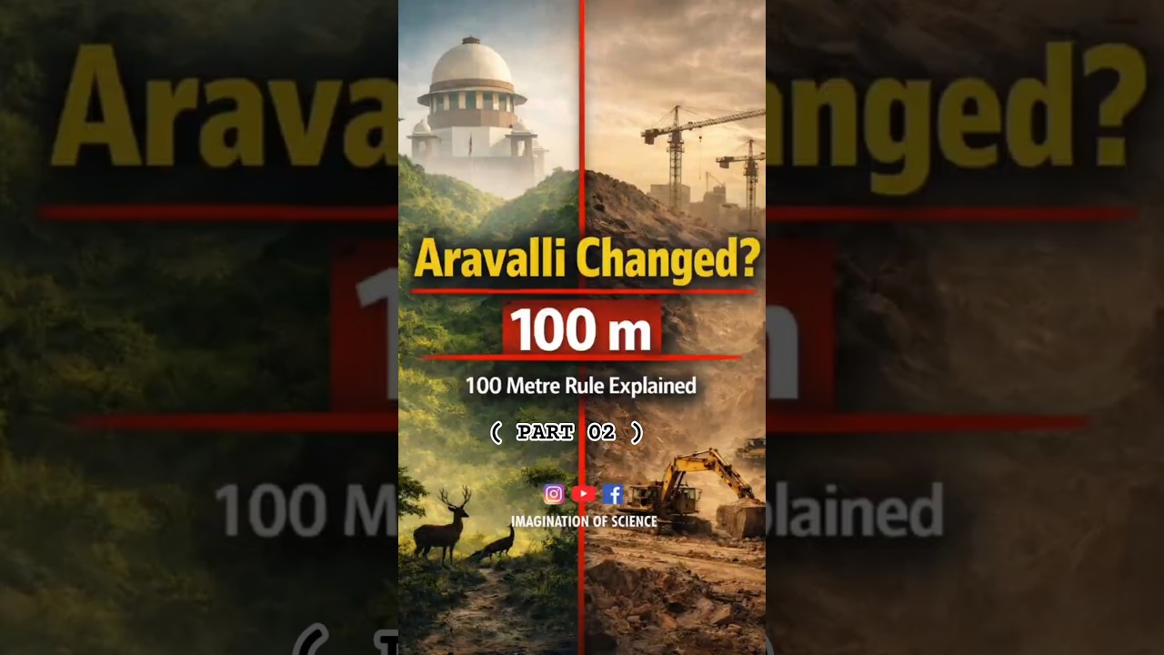 Aravalli Hills Under Threat? | Supreme Court 100 Metre Rule Explained part 2 #savearavali #aravali