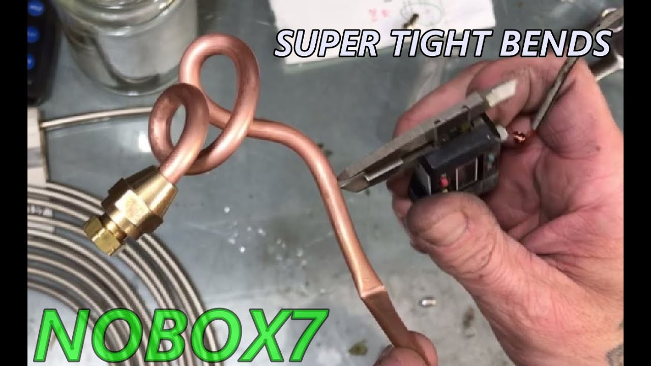 Bending copper or stainless  tubing filled with gallium