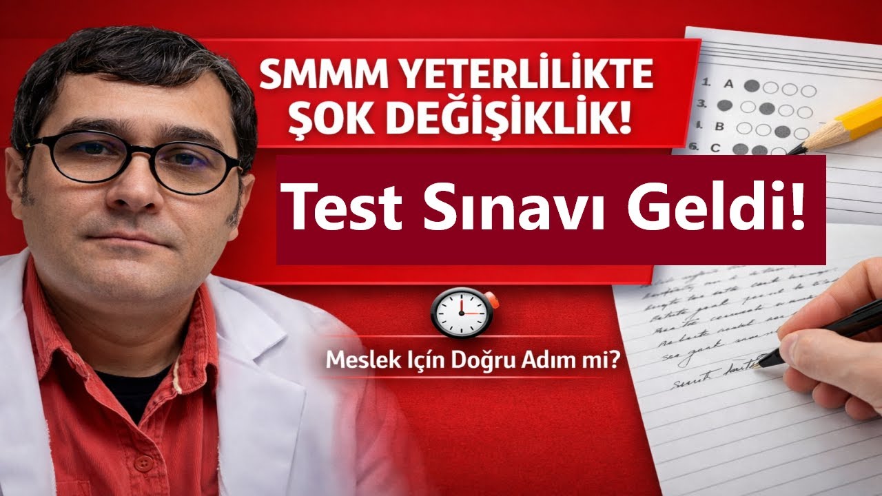 SMMM Yeterlilikte Şok Değişiklik! Test Sınavı Geldi!