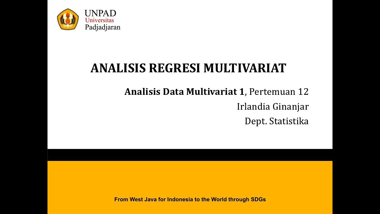 Regresi Multivariat