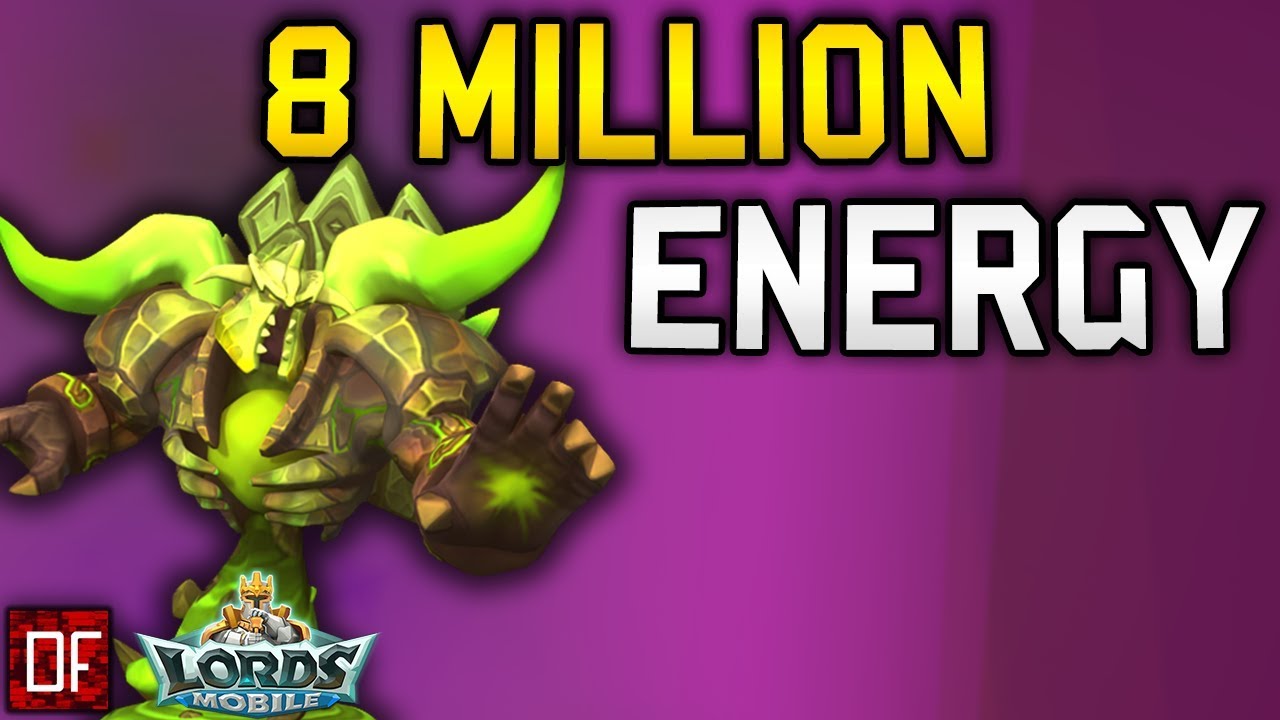 Spending 8 Million Energy on Phantom Knight - Lords Mobile