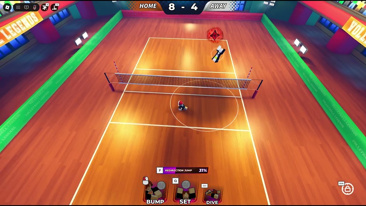 Jogando 1v1 de Sanju no Volleyball Legends