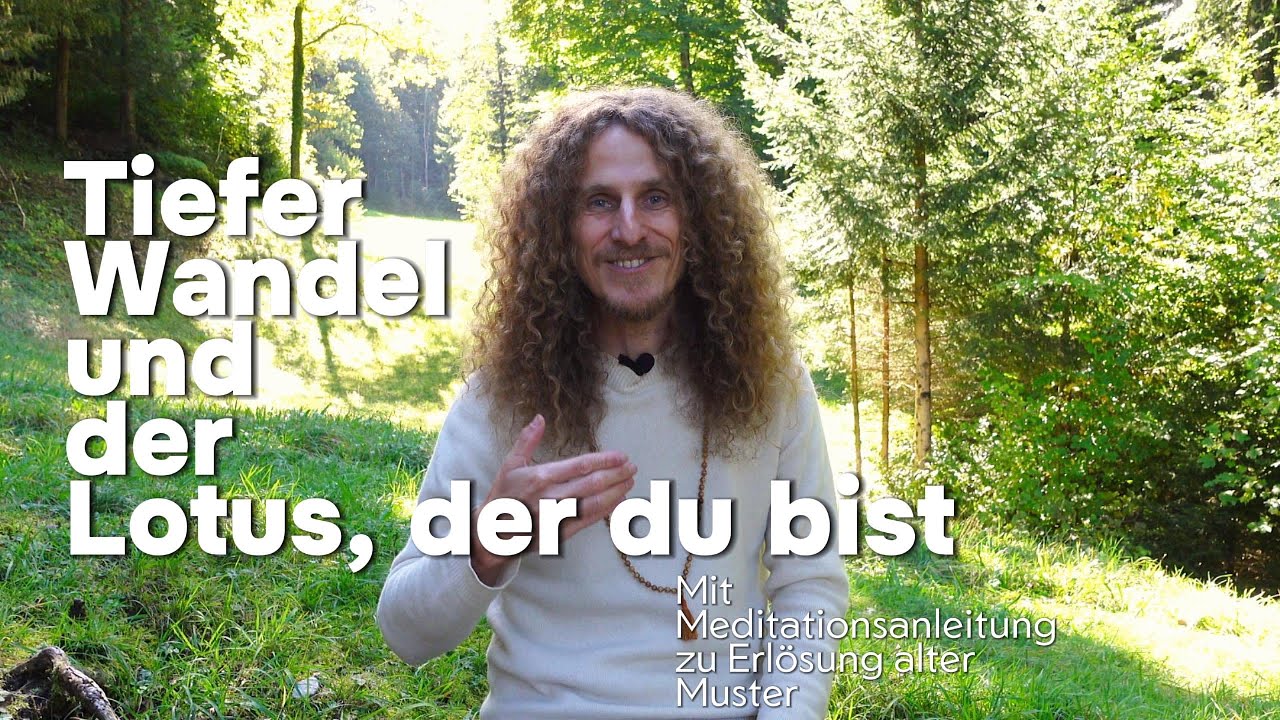 Annahme und tiefe Transformation-  Wie der Lotus, der du bist, erblüht..