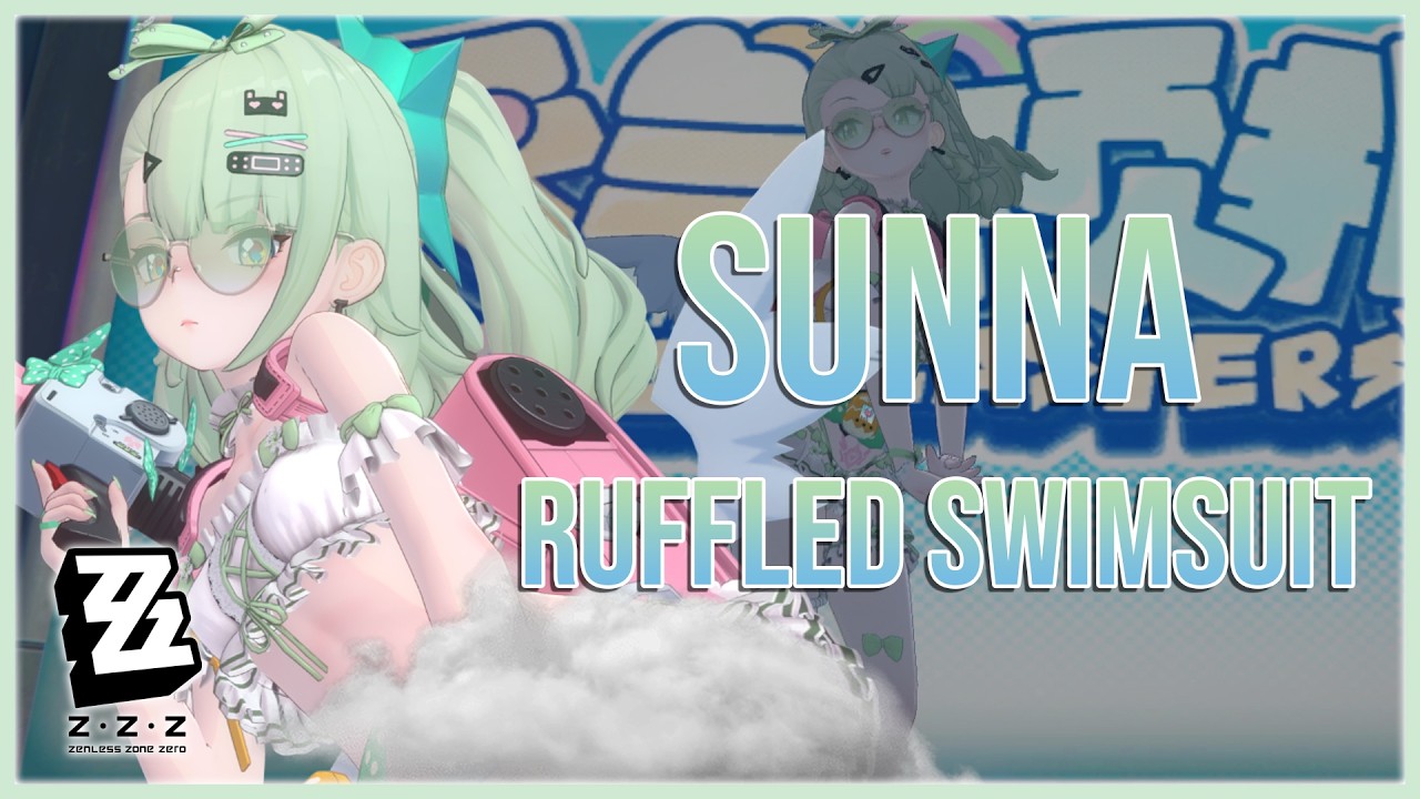 Sunna - Ruffled Swimsuit (Skin Mod) | ZZZ