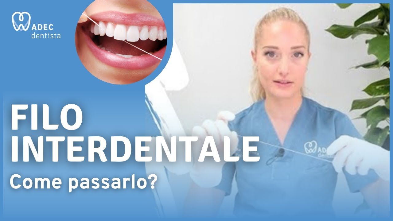 Come passare il filo interdentale?