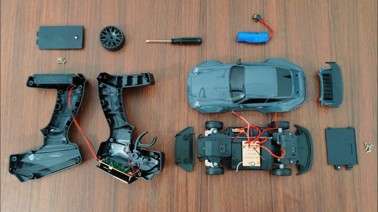What's inside In Porsche Remote Control Drift Car?