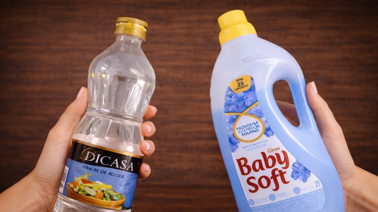 MORRIA E NÃO SABIA: com AMACIANTE e VINAGRE DE ÁLCOOL você para de gastar no mercado