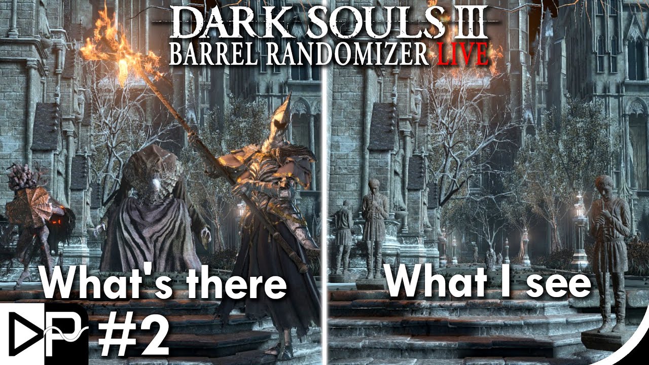 Dark Souls 3 Randomizer, But The Enemies Are Disguised As Scenery Continues - DS3 Barrel Rando Day 2