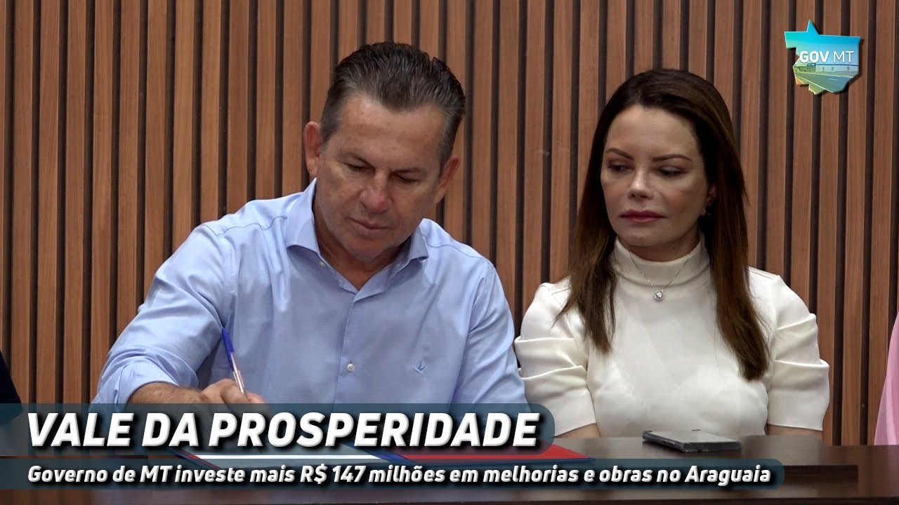 Governo de MT investe mais R$ 147 milhões em obras e melhorias para população no Araguaia