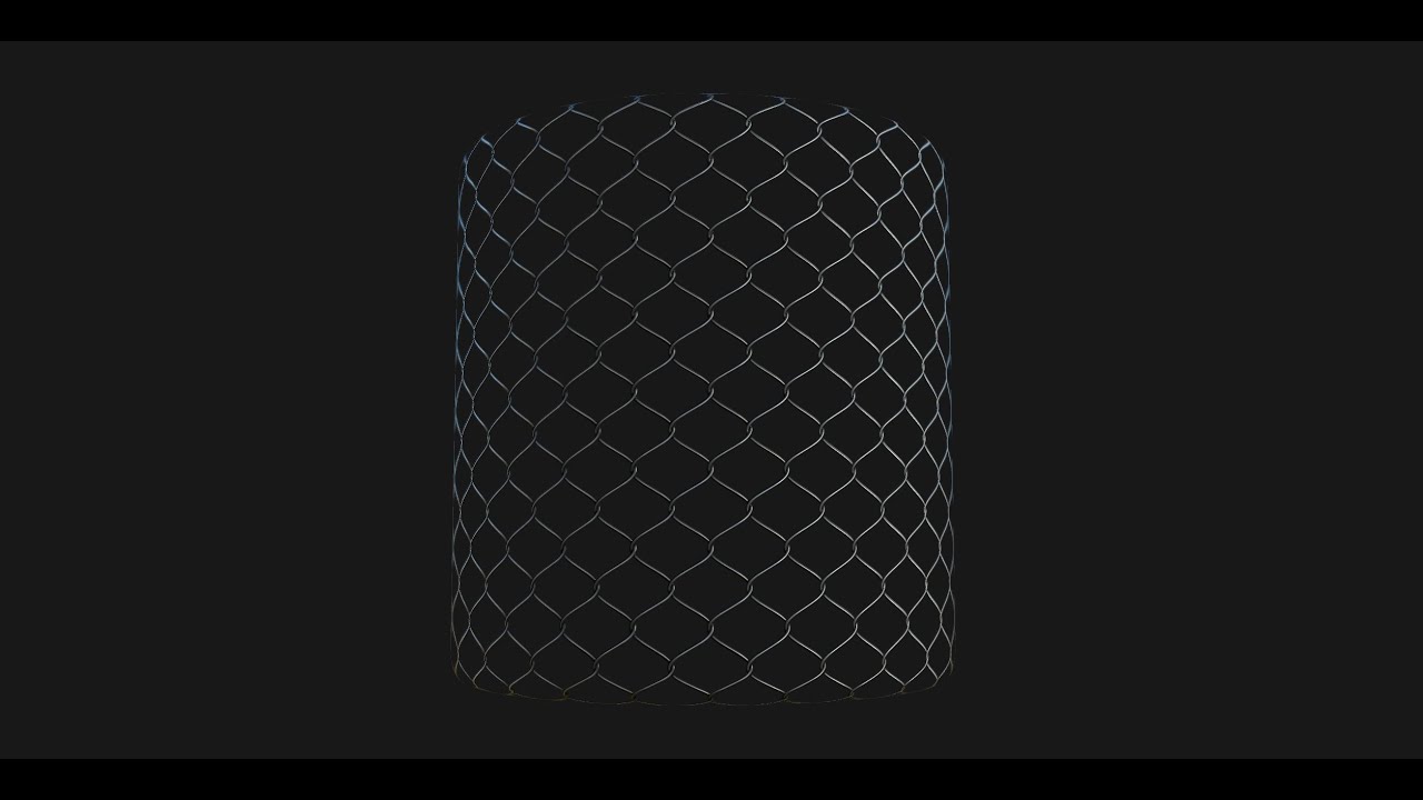 Chain Link Fence in Substance Designer tutorial