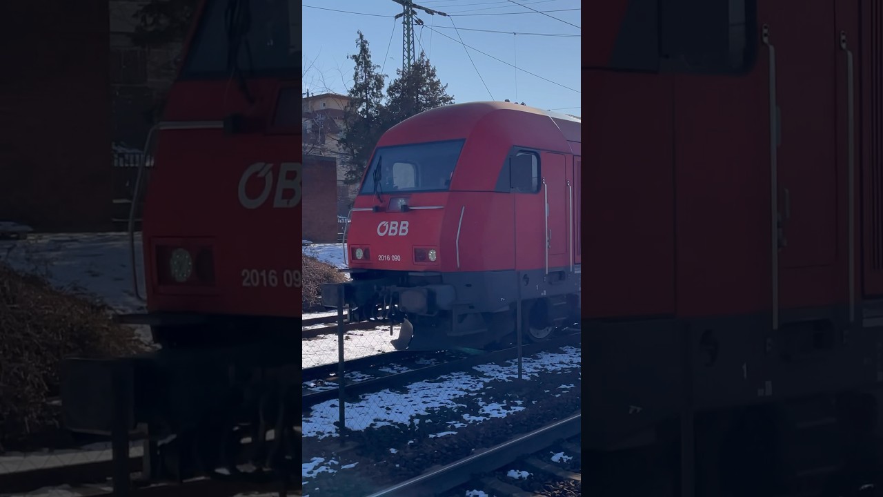 &Ouml;BB 2016 090 indul Dunakesziről egy tehervonattal