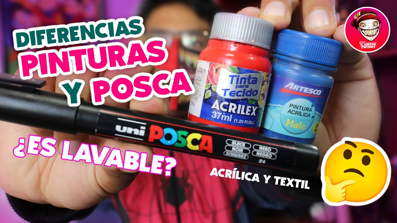 DIFERENCIAS ENTRE PINTURAS TÉXTILES Y POSCA