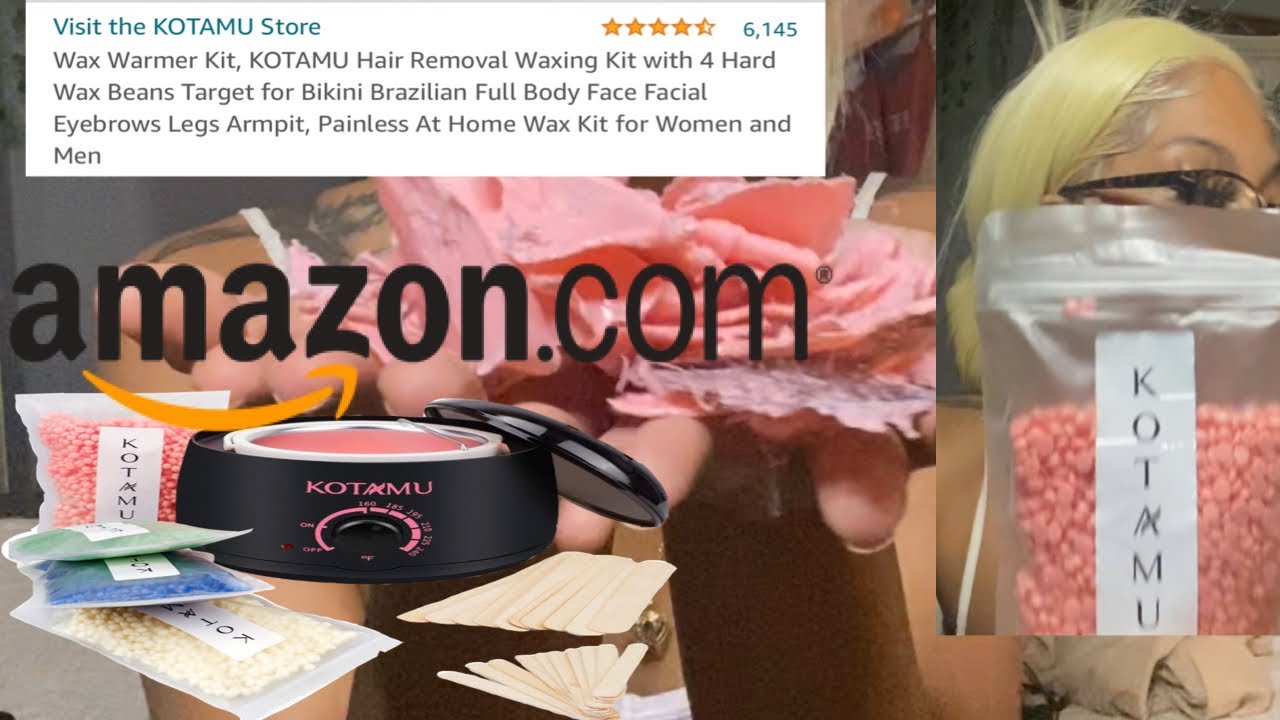 DIY QUARANTINE BRAZILIAN | AMAZON WAX KIT REVIEW!