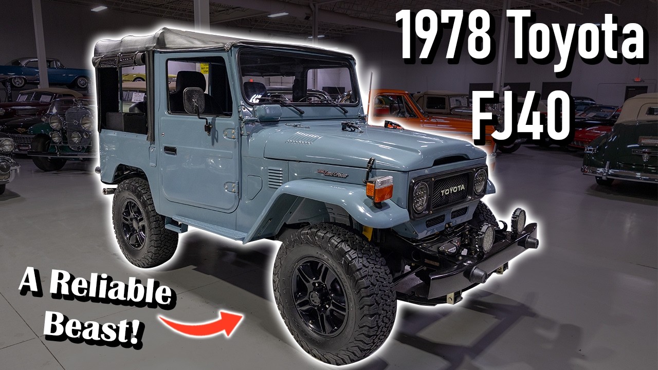 No Roads? No Problem! 1978 Toyota Land Cruiser FJ40 - FOR SALE