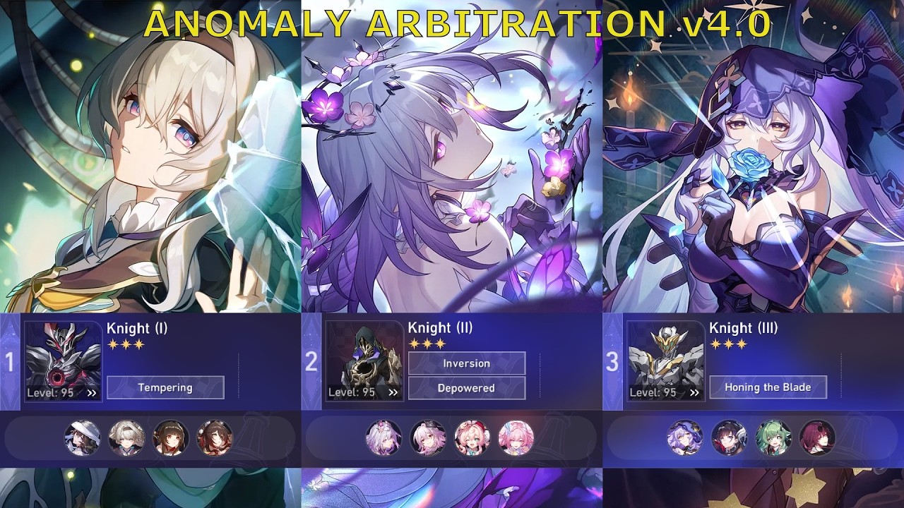 Anomaly Arbitration v4.0 | E0S1 Firefly, E0S1 Castorice, E0S1 Black Swan | Honkai: Star Rail 4.0