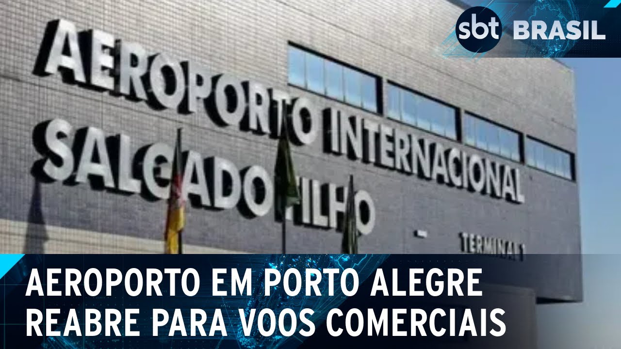 SBT embarca no primeiro voo do Aeroporto Salgado Filho após enchente | SBT Brasil (21/10/24)