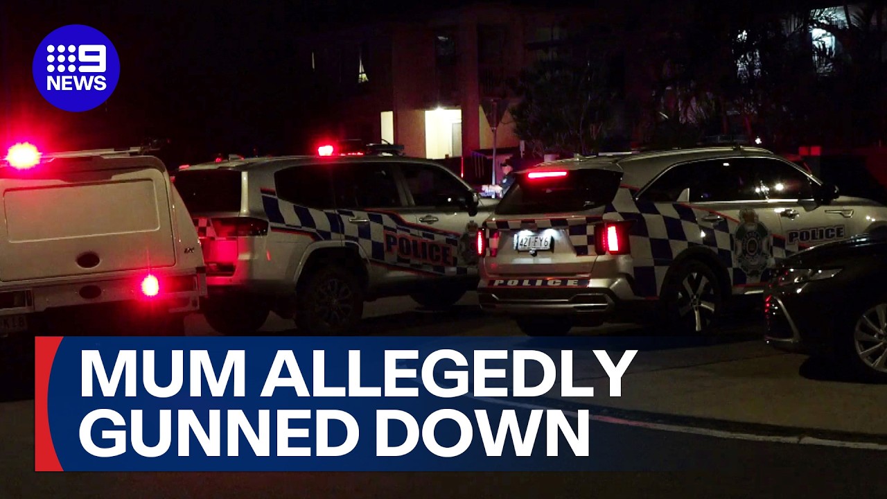 Young mum allegedly gunned down by her partner on Gold Coast | 9 News Australia