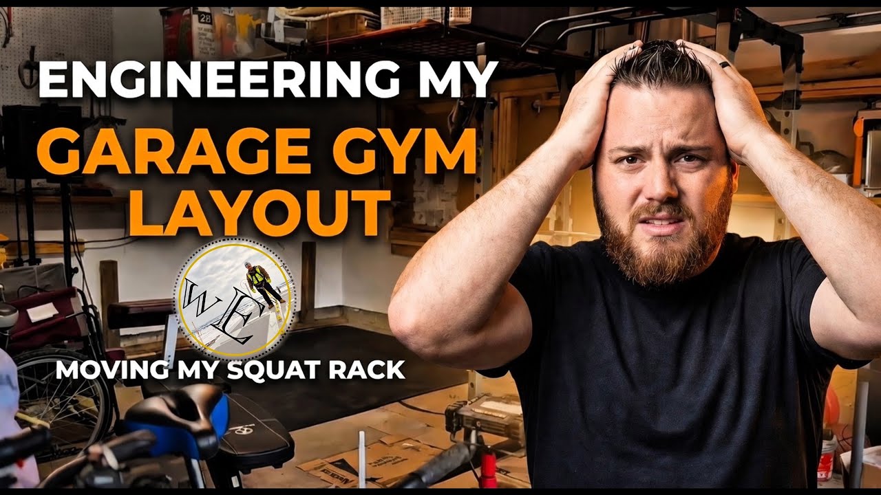 First Video! Garage Organization & a Stubborn Squat Rack
