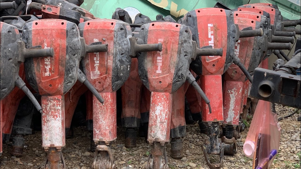 Máy đục bê tông khủng long hilti te3000 avr , lực 72j cân mọi loại bê tông #hilti #congtrinh
