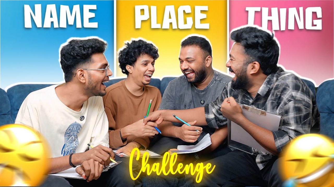 NAME PLACE THING ANIMAL CHALLENGE 😂🤣