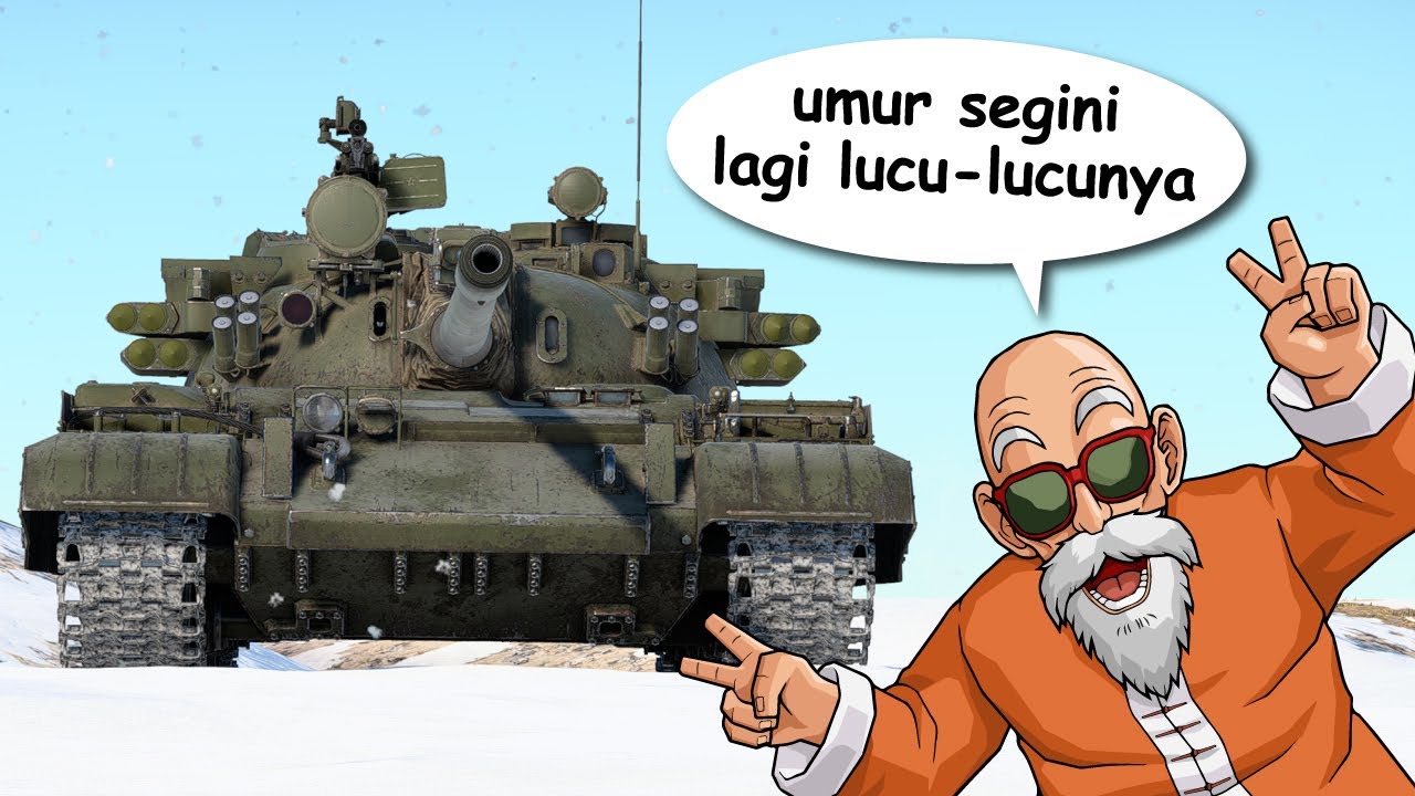 Tua Tua Keladi Makin Tua Makin Sakti 👴 | T-55AMD-1 Gameplay War Thunder