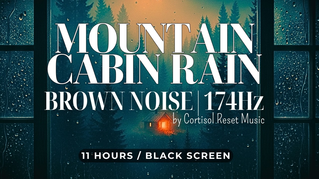 𝐁𝐑𝐎𝐖𝐍 𝐍𝐎𝐈𝐒𝐄 : 𝐑𝐚𝐢𝐧 & 𝐓𝐡𝐮𝐧𝐝𝐞𝐫𝐬𝐭𝐨𝐫𝐦 🌧️ 𝐀𝐧𝐱𝐢𝐞𝐭𝐲 𝐑𝐞𝐥𝐢𝐞𝐟 & 𝐃𝐞𝐞𝐩 𝐒𝐥𝐞𝐞𝐩 (𝟏𝟕𝟒𝐇𝐳)