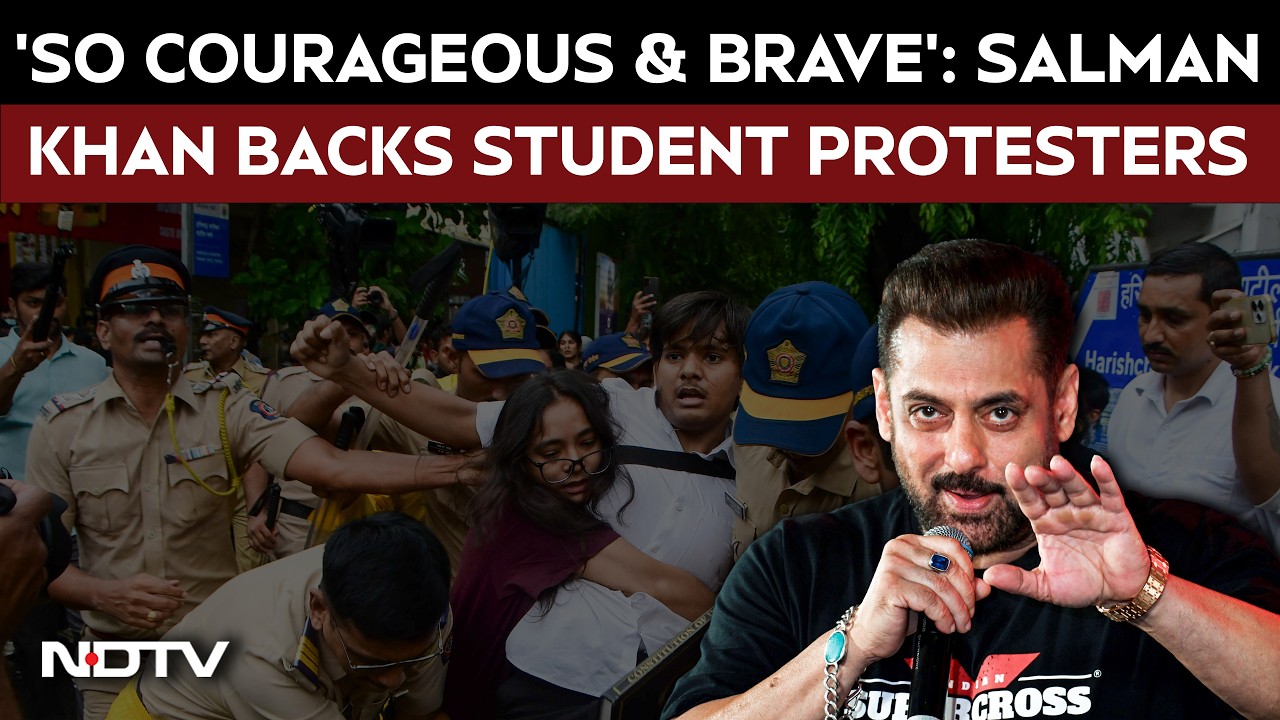 Salman Khan Backs Students, Warns Against 'Hijacking' Of Paper Leak Protest