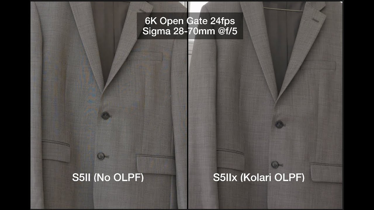 Lumix / Kolari OLPF Mod   Open Gate 24fps Test