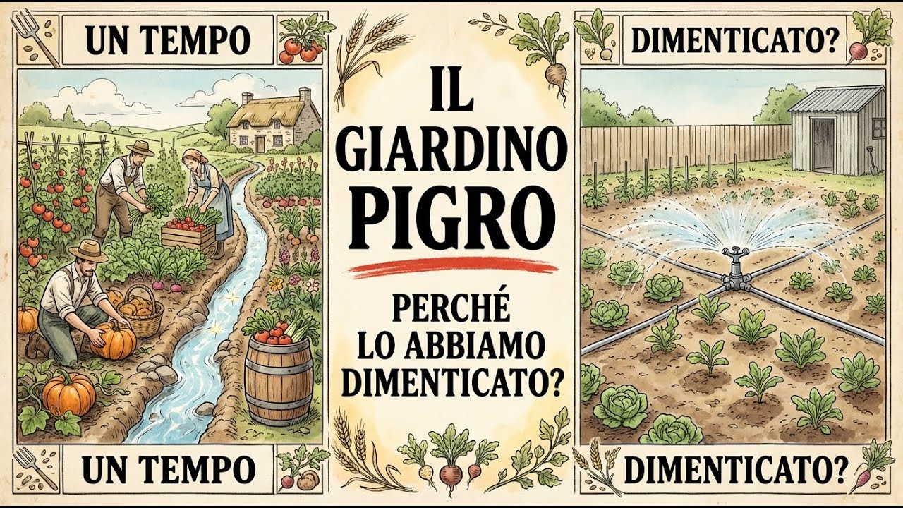 Il giardino “pigro” che si auto-irriga per 20 anni — perché lo abbiamo dimenticato?
