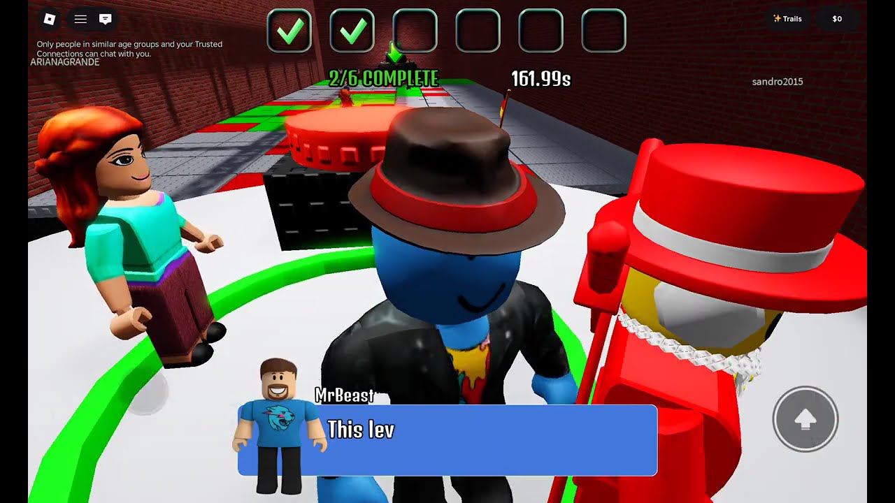 Playing Mrbeasts deadly obby!