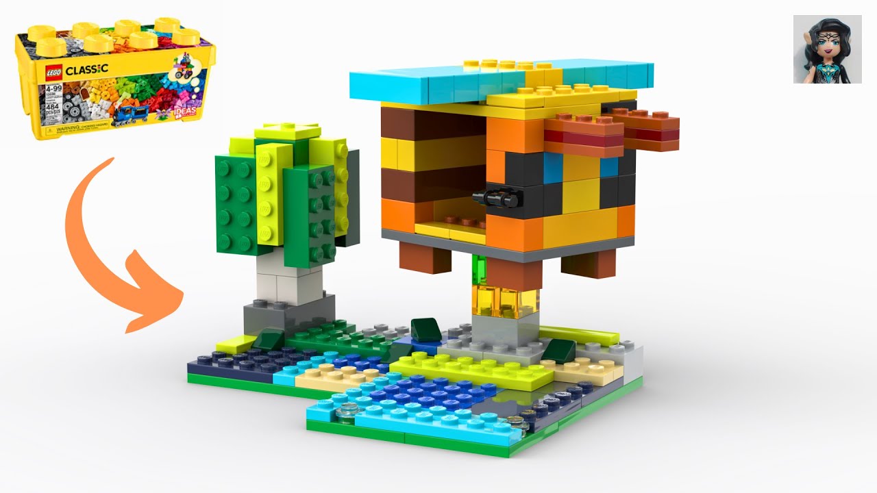 MINECRAFT BEE COTTAGE Lego classic 10696 ideas How to build