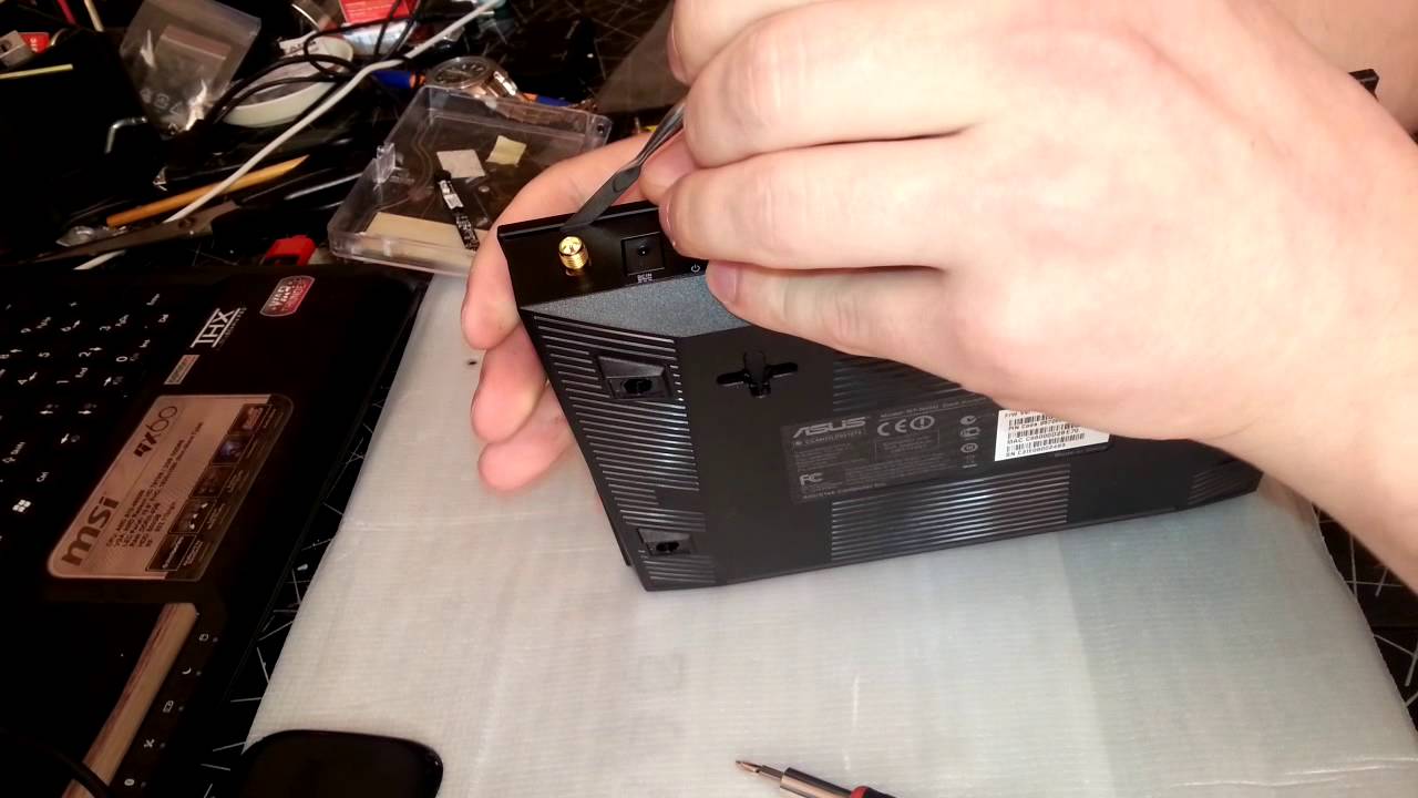 Как разобрать Asus RT-N66U demolition