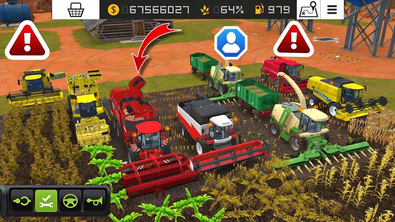 Harvesting All Types In Fs18 ! Fs 18 Harvest Corn With Multiplayer | Farming Simulator 18 || #fs18