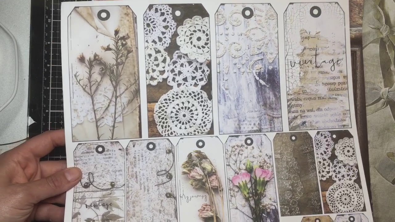 Paper Collection Rustical Journal by A.B.Studio flip through | Papierkollektion durchgebl&auml;ttert
