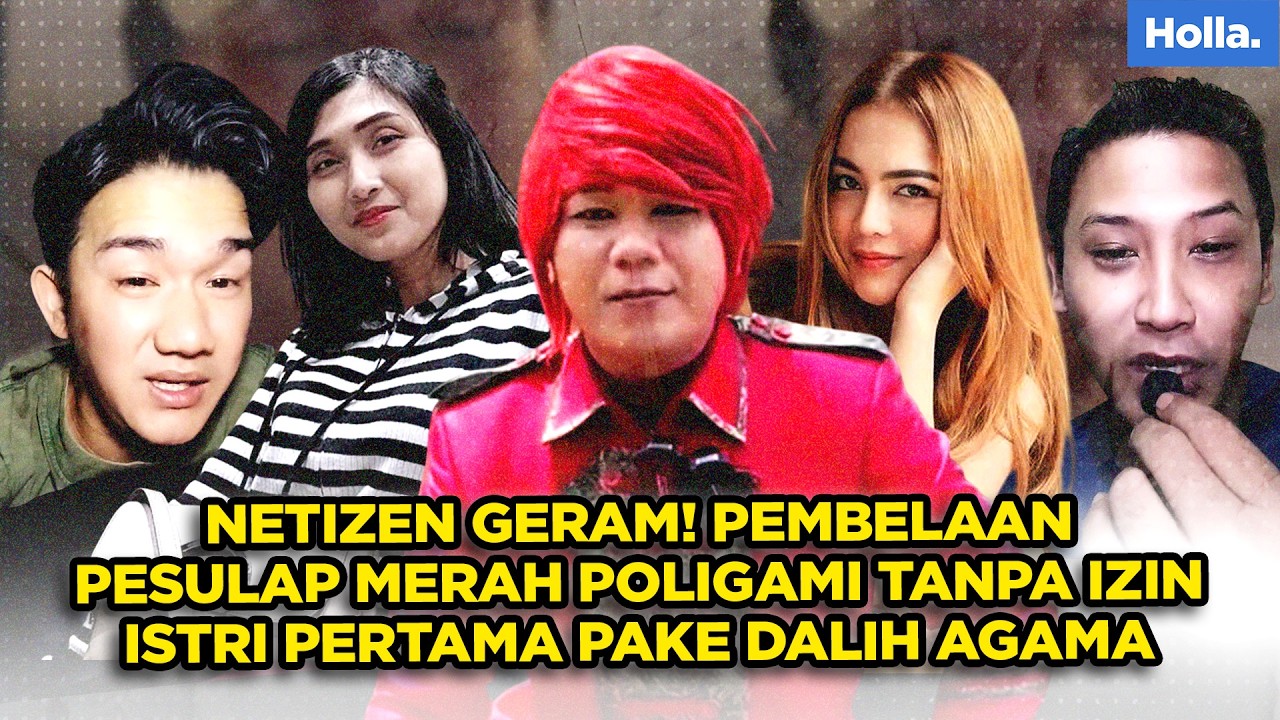 NETIZEN GERAM! PEMBELAAN PESULAP MERAH POLIGAMI TANPA IZIN ISTRI PERTAMA BAWA-BAWA AGAMA