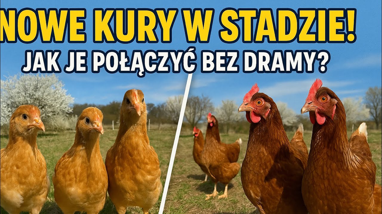 Nowe Stado Kur – Jak Połączyć Je ze Starym? | Moje Młode Kury (18 tygodni)