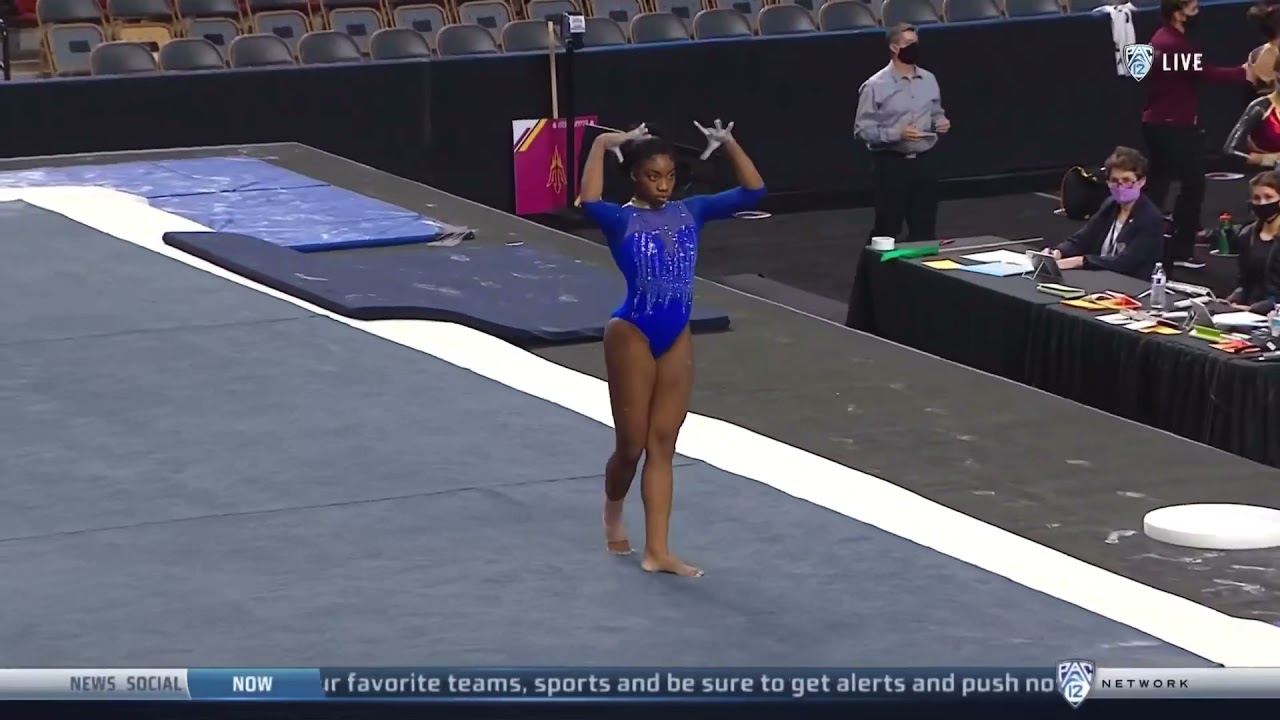 Chae Campbell Floor UCLA @ PAC 12 Championships 2021 9.950