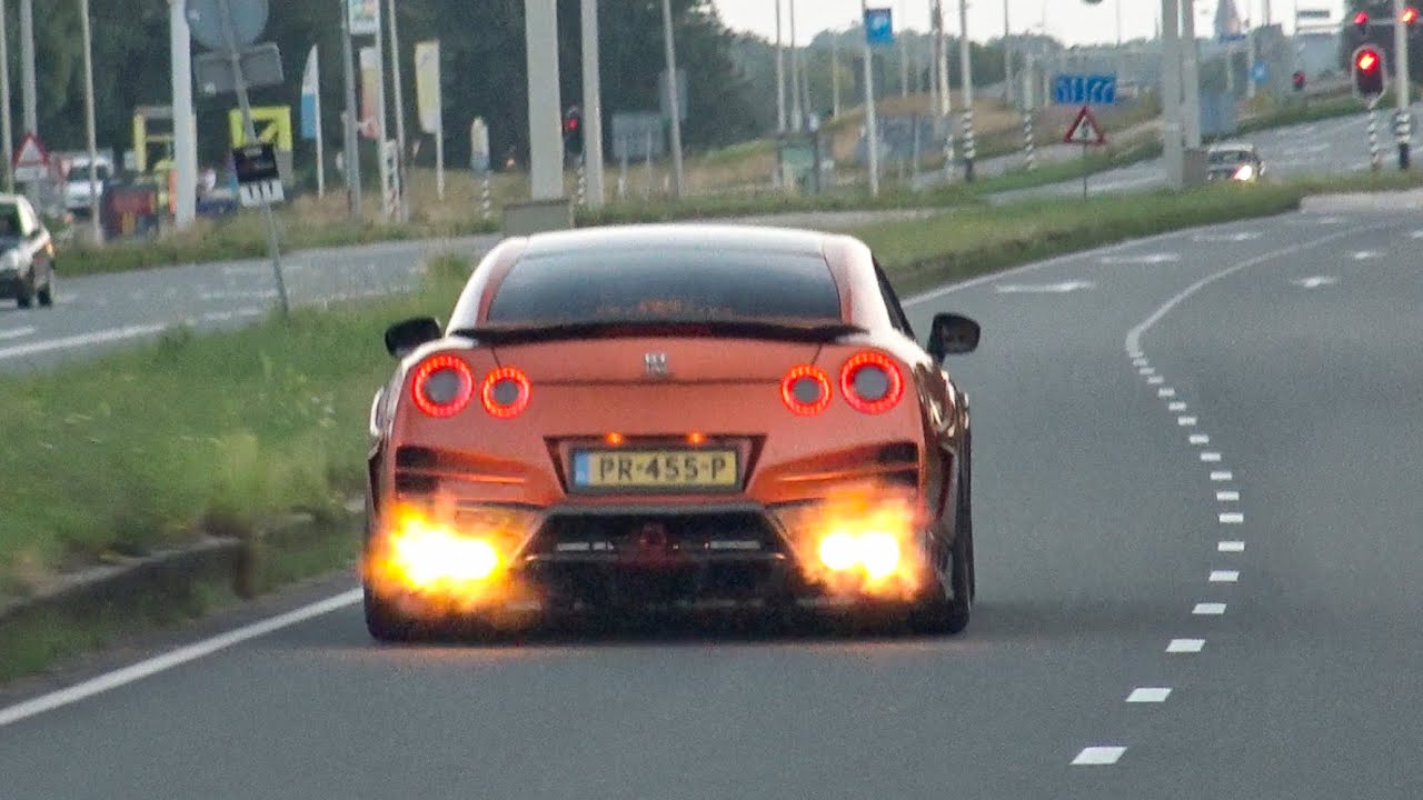 700+hp TOP SECRET Nissan GTR with Armytrix Exhaust - CRAZY Bangs/Flames, Chase, Tunnels, Onboard!