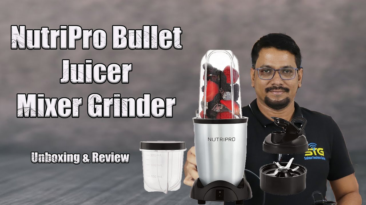 NutriPro Bullet Juicer Mixer Grinder Unboxing & Review⚡️⚡️ | The Ultimate Smoothie Maker