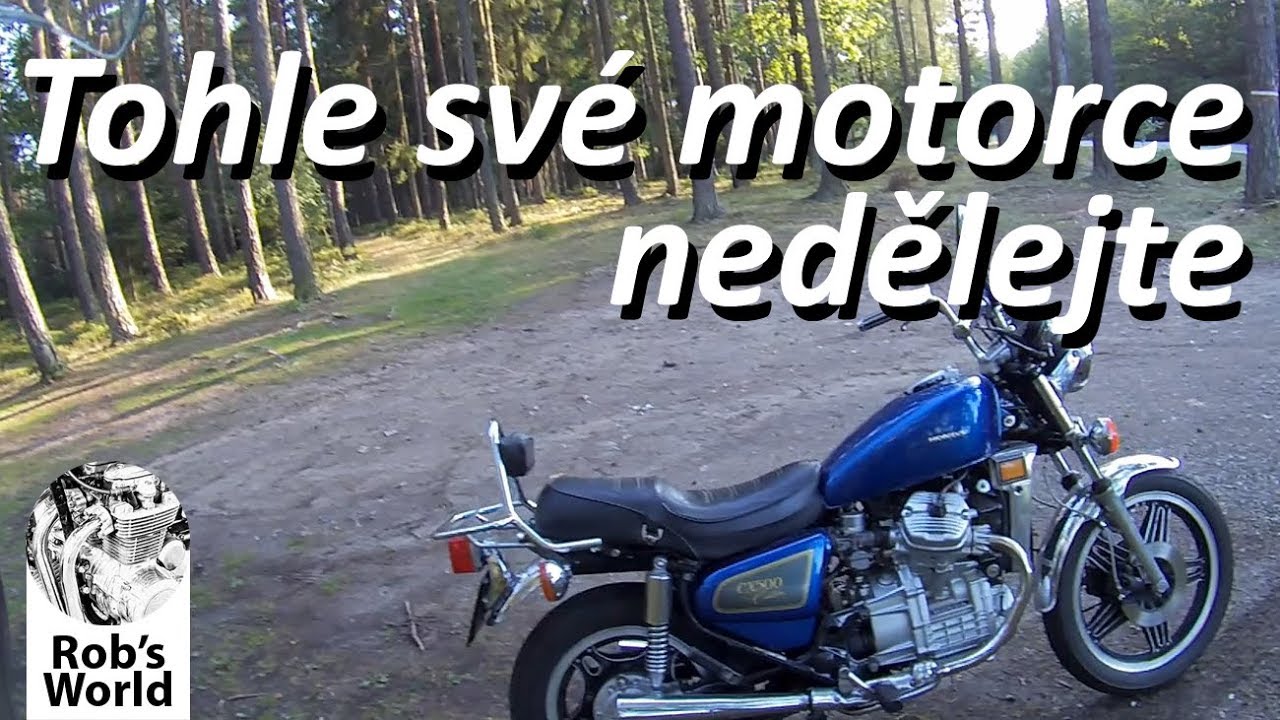 Nedělejte tohle své motorce