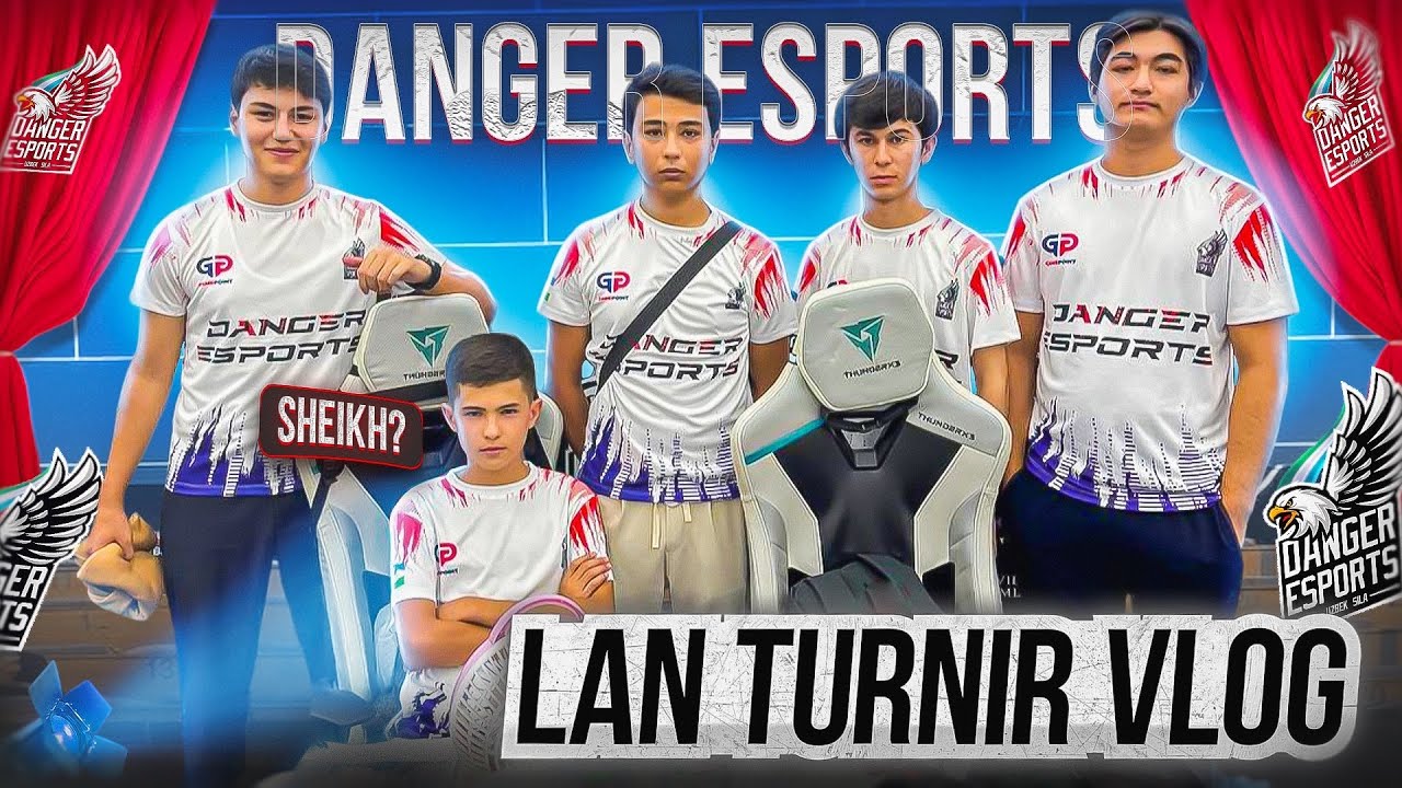 LAN TURNIR JIZZAX (DANGER ESPORTS)🥶1-VLOG UZB 🇺🇿 DAGI ENG KUCHLI KOMANDALAR