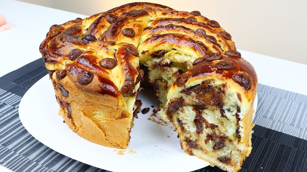 ROSCA CASEIRA COM MUITO CHOCOLATE  - MASSA MACIA, F&Aacute;CIL E SUPER LEVE!