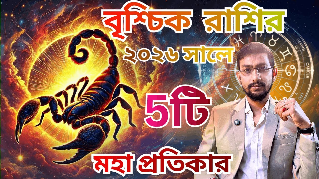 2026 সালে বৃশ্চিক রাশির জীবন বদলাবে এই ৫ প্রতিকারে! | Scorpio 2026 Remedy
