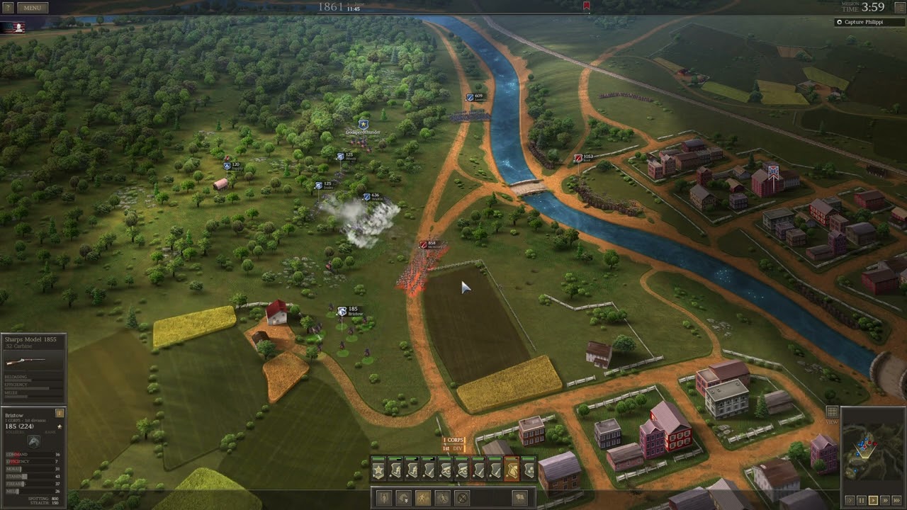 Ultimate General Civil War Union Legendary Difficulty Part 1 Philippi