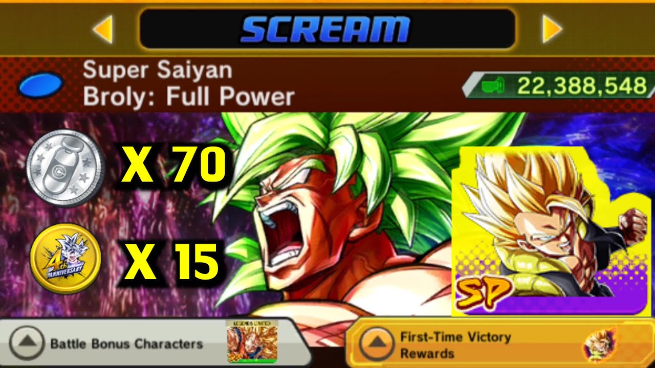 Clear Full Power Battle vs Broly With F2P PUR Gogeta! - Dragon Ball Legends