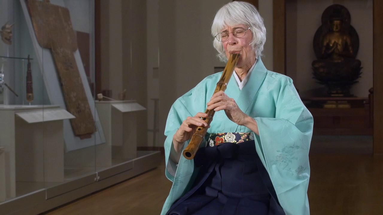 End-blown flute (shakuhachi), made by Yamaguchi Shiro, Japan (Tokyo), probably 1930s