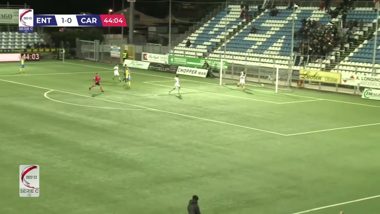 Virtus Entella-Carrarese 4-0, 23ª giornata Serie C 2022/2023